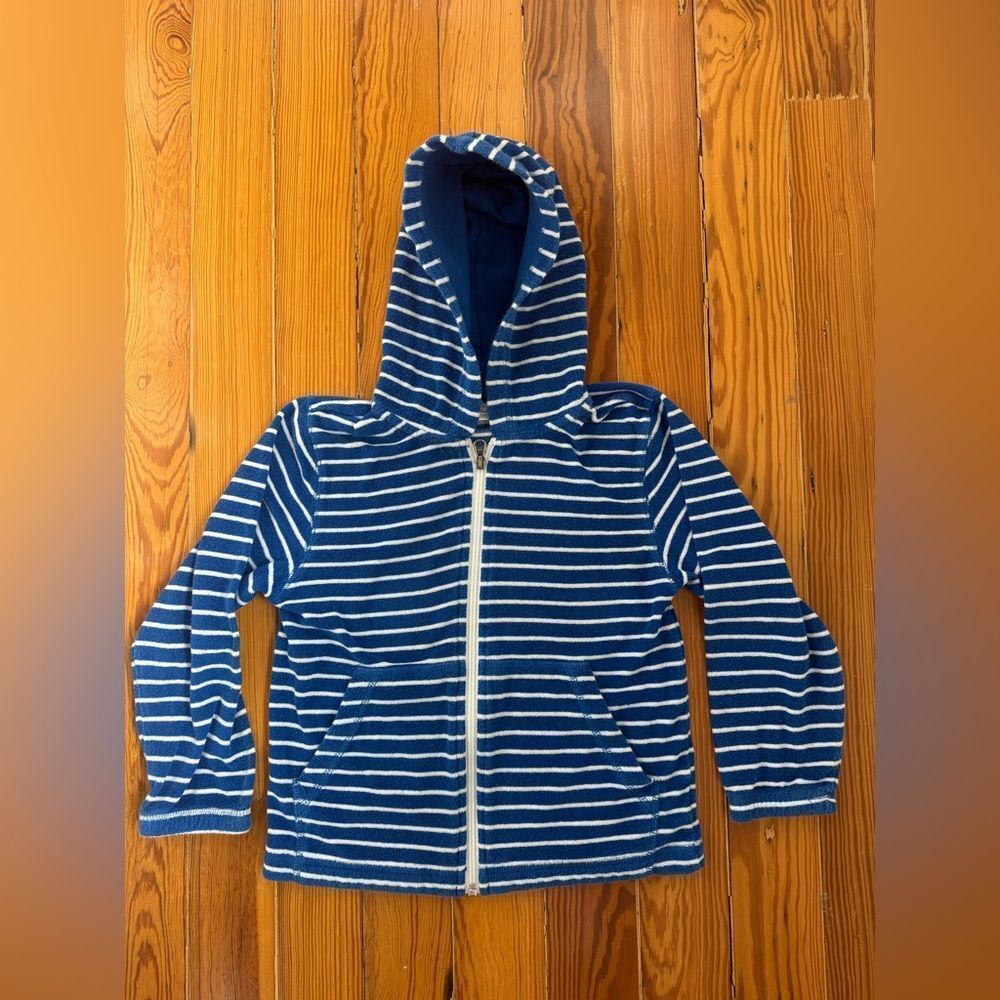Hanna Andersson Striped Terrycloth Hoodie